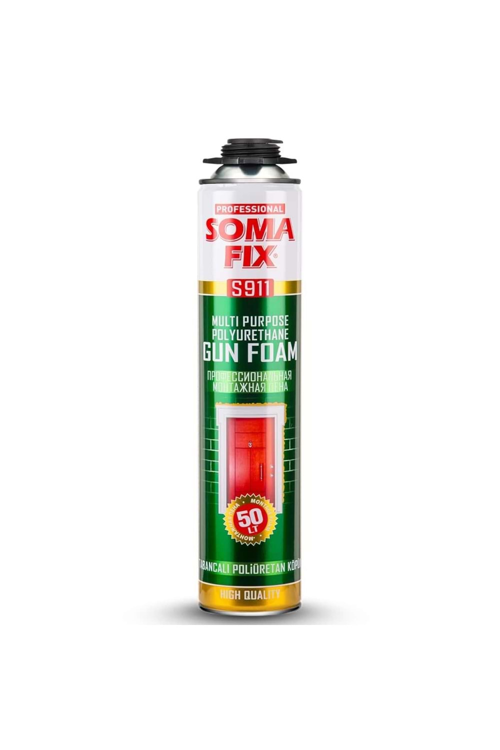 SOMAFİX POLİÜRETAN 750 ML TABANCALI KÖPÜK ( PK 12)