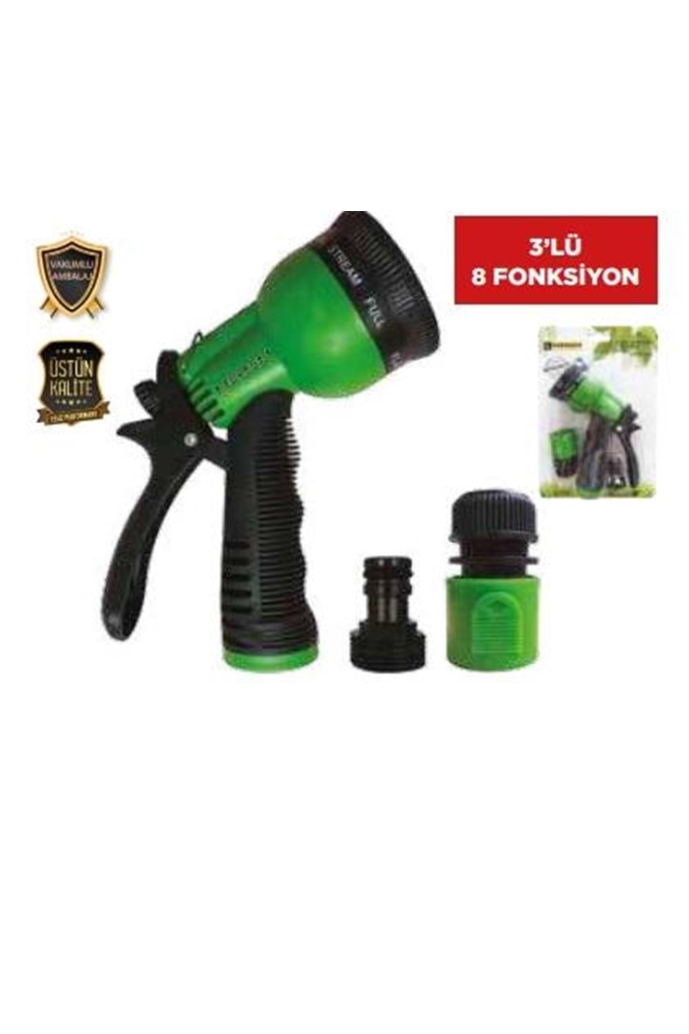 SULAMA TABANCASI 3’LÜ 8 FONKSİYON 4002