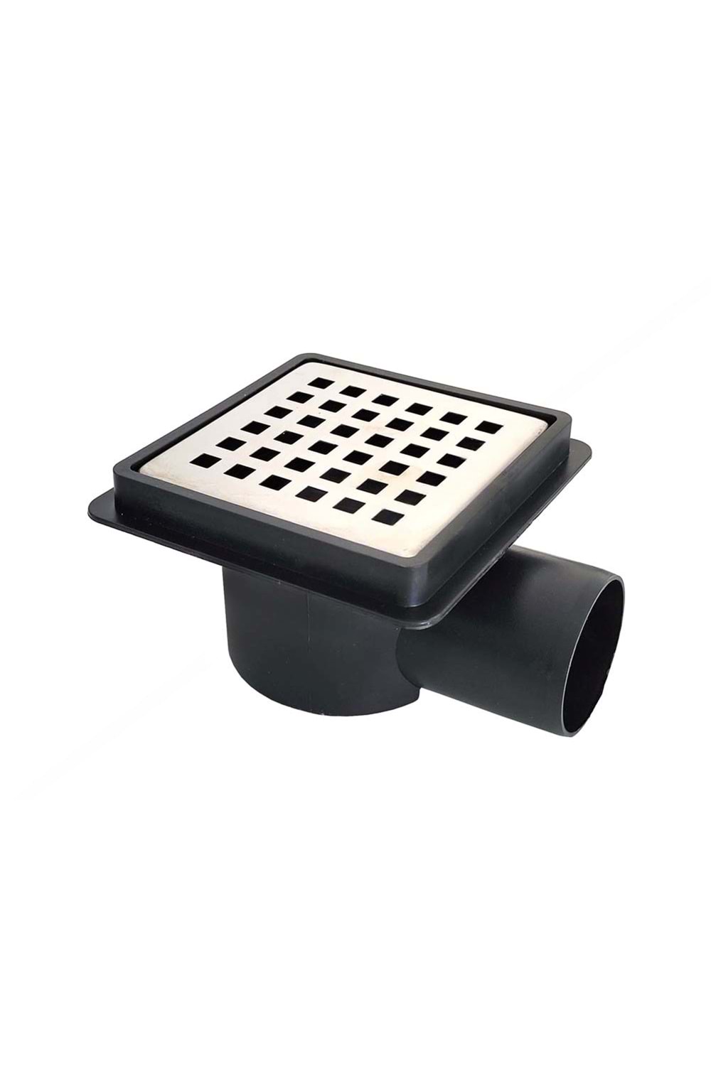 HELBERG SERAMİK UYUMLU YER SİFONU SİYAH ( PK 50 )