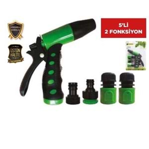 SULAMA TABANCASI 2 FONKSİYON 5Lİ SET ( PK 24 )