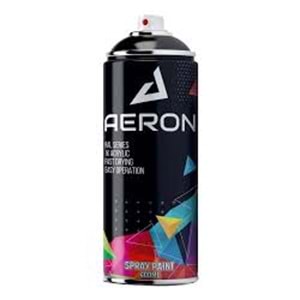 AERON SPREY BOYA YÜKSEK ISI SİYAH 400 ML (PK 15)