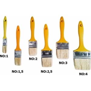 KESTİRME FIRÇA NO: 2,5 LÜKS KALİTE (PK 12)