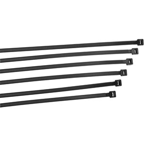 KUPA SİYAH NAYLON CIRT KELEPÇE 8*300 MM ( PK 10-KL200 )