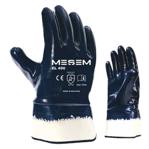 MEŞEM EL490 PETROLCÜ ELDİVENİ LACİVERT 10/XL ( PK 12-KL 120 ) ** FIRSAT ÜRÜNÜ **