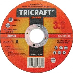 TRİCRAFT 3307 115 X 3 X 22 MM METAL KESİCİ ( PK 25 )