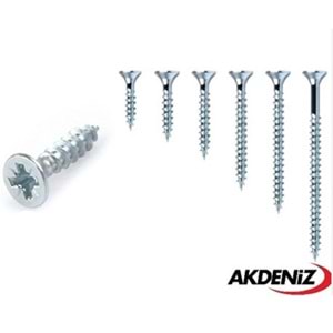 AKDENİZ SUNTA VİDASI 5*100 ÇİNKO 100X13 PKT
