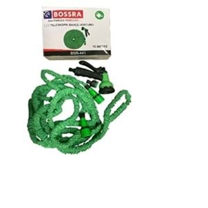 BOSSRA TELESKOPİK BAHÇE HORTUMU 15 MT BSR 441 ( PK 5 )