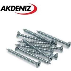 AKDENİZ SUNTA VİDASI 6*200 ÇİNKO 50X6 PKT