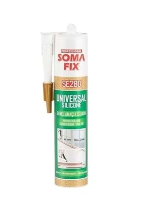 SOMAFİX 280GR GENEL AMAÇLI SİLİKON BEYAZ ( PK 24 )