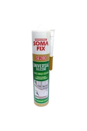 SOMAFİX 280GR GENEL AMAÇLI SİLİKON ŞEFFAF ( PK 24 )