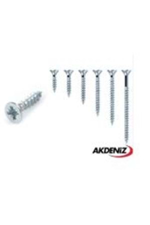 AKDENİZ SUNTA VİDASI 4*18 ÇİNKO 1000X20 PKT