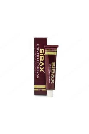 SİBAX ÜNİVERSAL TÜP SİLİKON ŞEFFAF 40ml LS65 ( PK 36 )