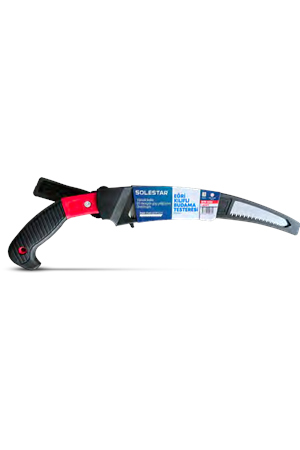 SOLESTAR STR-1002 EĞRİ KILIFLI BUDAMA TESTERESİ 330 MM 1 KOLİ:72 (PK12)