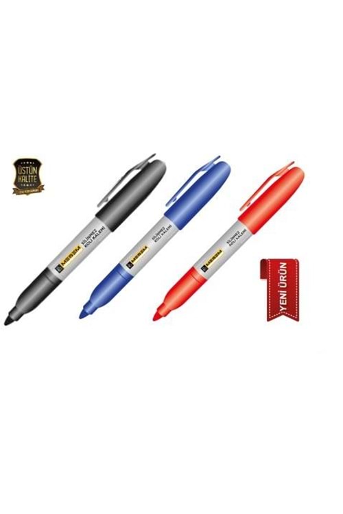 SİLİNMEZ KOLİ KALEMİ SİYAH ( PK 24 )