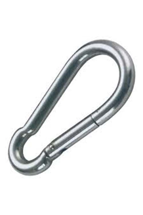 KARABİNA GALVANİZ YAYLI 6*60 MM STR-1606 ( PK 100 )