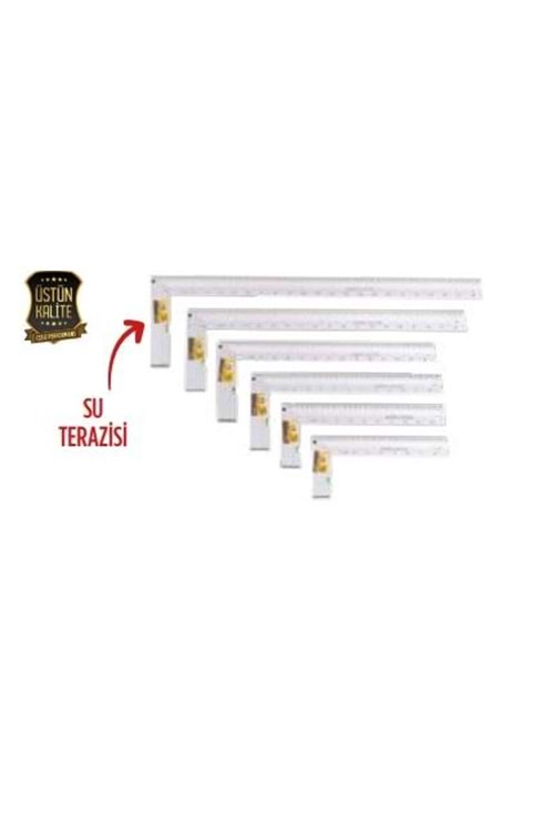 ALÜMİNYUM GÖNYE 400 MM 563 ( PK 20 )