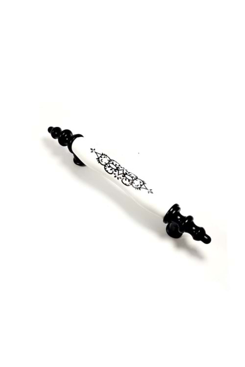 POLİMER SİYAH/BEYAZ KULP 128MM ( PK 100 )