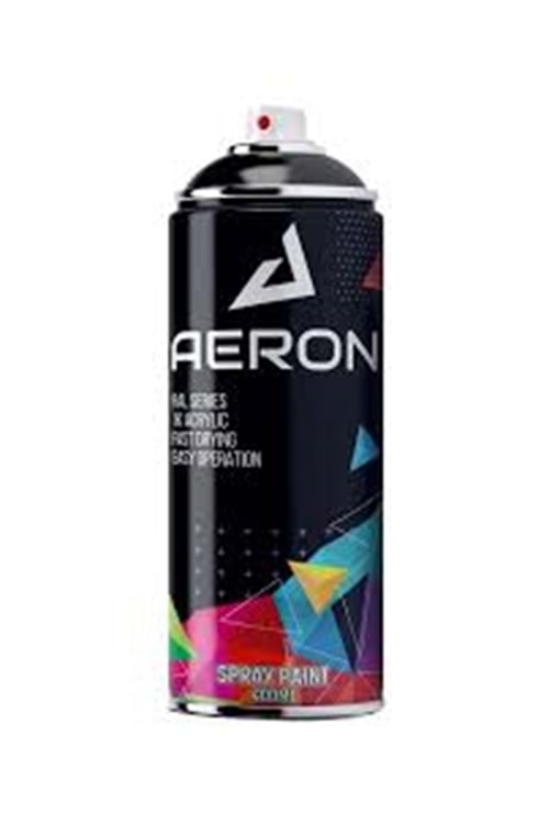 AERON SPREY BOYA YÜKSEK ISI SİYAH 400 ML (PK 15)