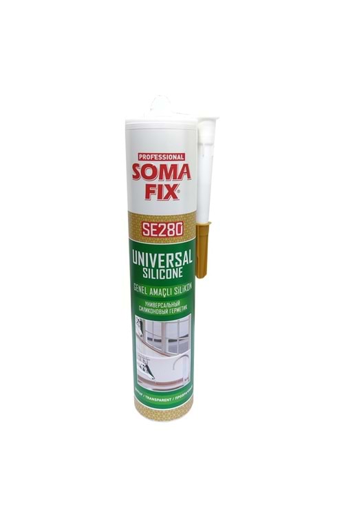 SOMAFİX 280GR GENEL AMAÇLI SİLİKON BEYAZ ( PK 24 )