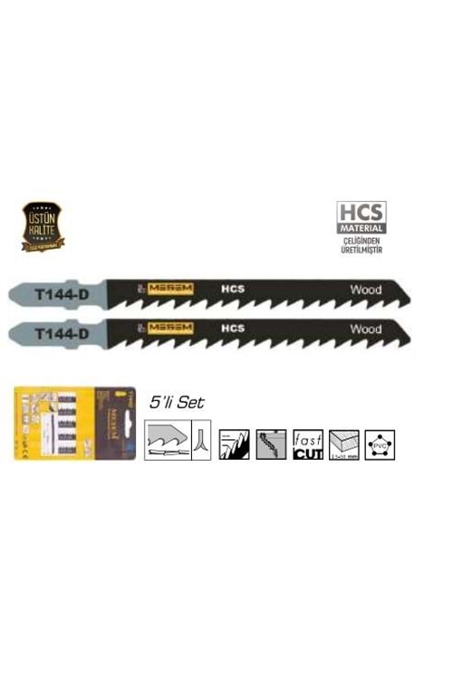 AĞAÇ DEKUPAJ AĞZI T144-D 5'Lİ SET 610 ( PK 100 )