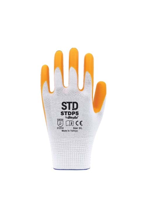 STD BEYBİ P5 NİTRİL ELDİVEN GRİ 10 NO ( PK 12-KL288 )