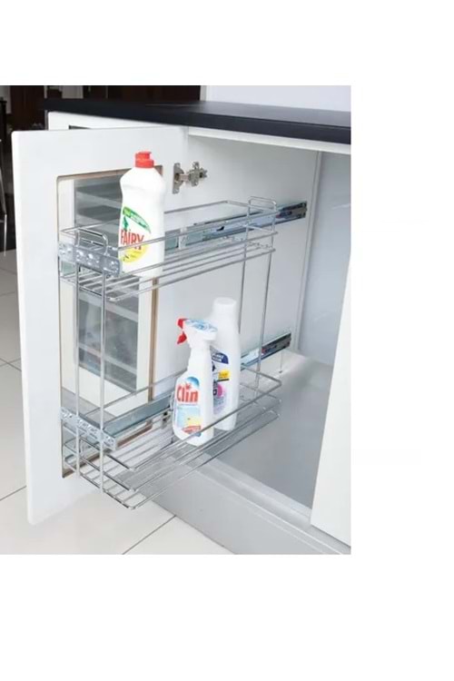 DETERJANLIK FRENLİ ŞİŞELİK YANDA RAYLI 25 KROM ( PK 3 )