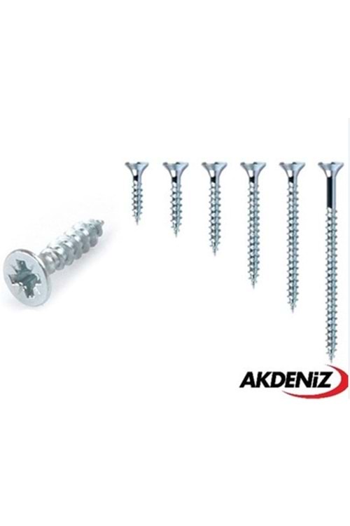 AKDENİZ SUNTA VİDASI 6*80 ÇİNKO 100X13 PKT
