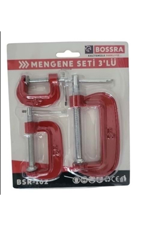 BOSSRA MENGENE SETİ 3’LÜ BSR 162 PK ( 12 )