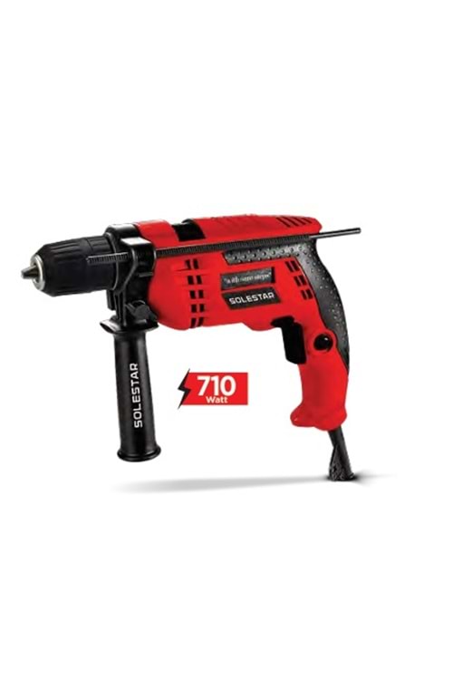 SOLESTAR STR-1908 DARBELİ MATKAP 13MM- 710 WATT 1 KOLİ:10 ADET **FIRSAT ÜRÜNÜ **
