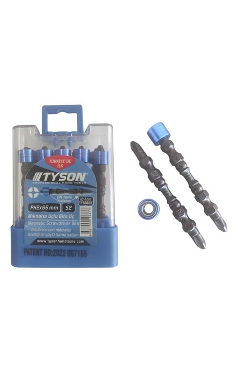 KUPA TYSON MIKNATIS BİTS ÇİFTYÖN PH2*65 ( PK 10 )