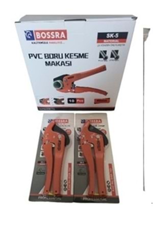 BOSSRA PVC BORU KESME MAKASI TURUNCU 42 MM BSE 703