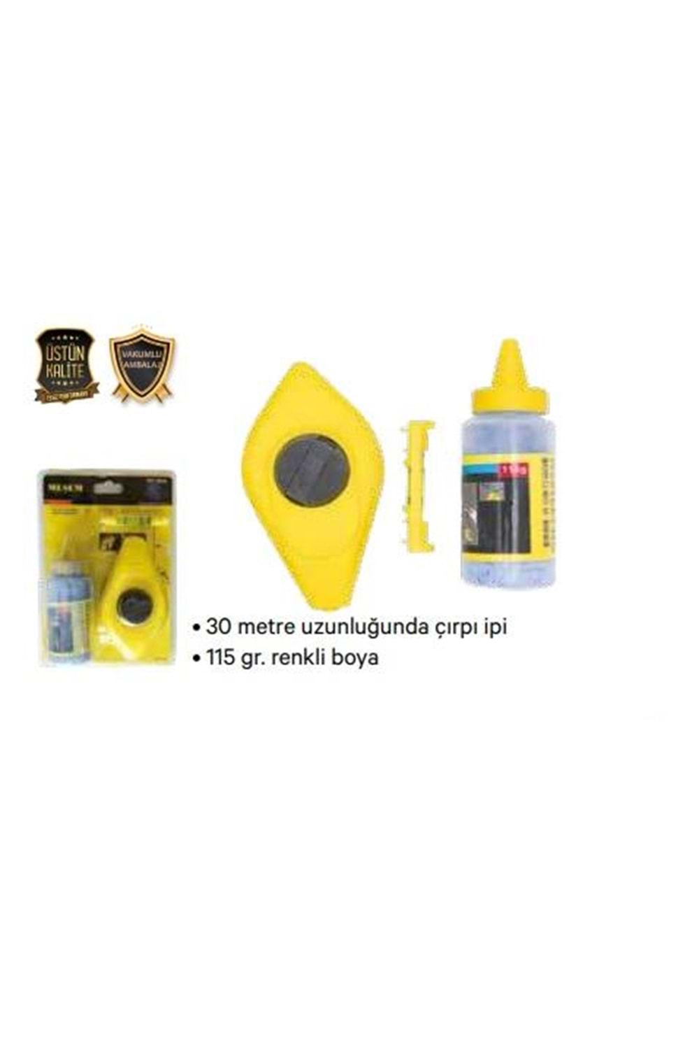 BOYALI ÇIRPI İPİ KIRMIZI 30 MT 115GR 547 ( PK 12 )