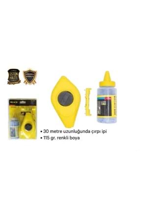 BOYALI ÇIRPI İPİ KIRMIZI 30 MT 115GR 547 ( PK 12 )