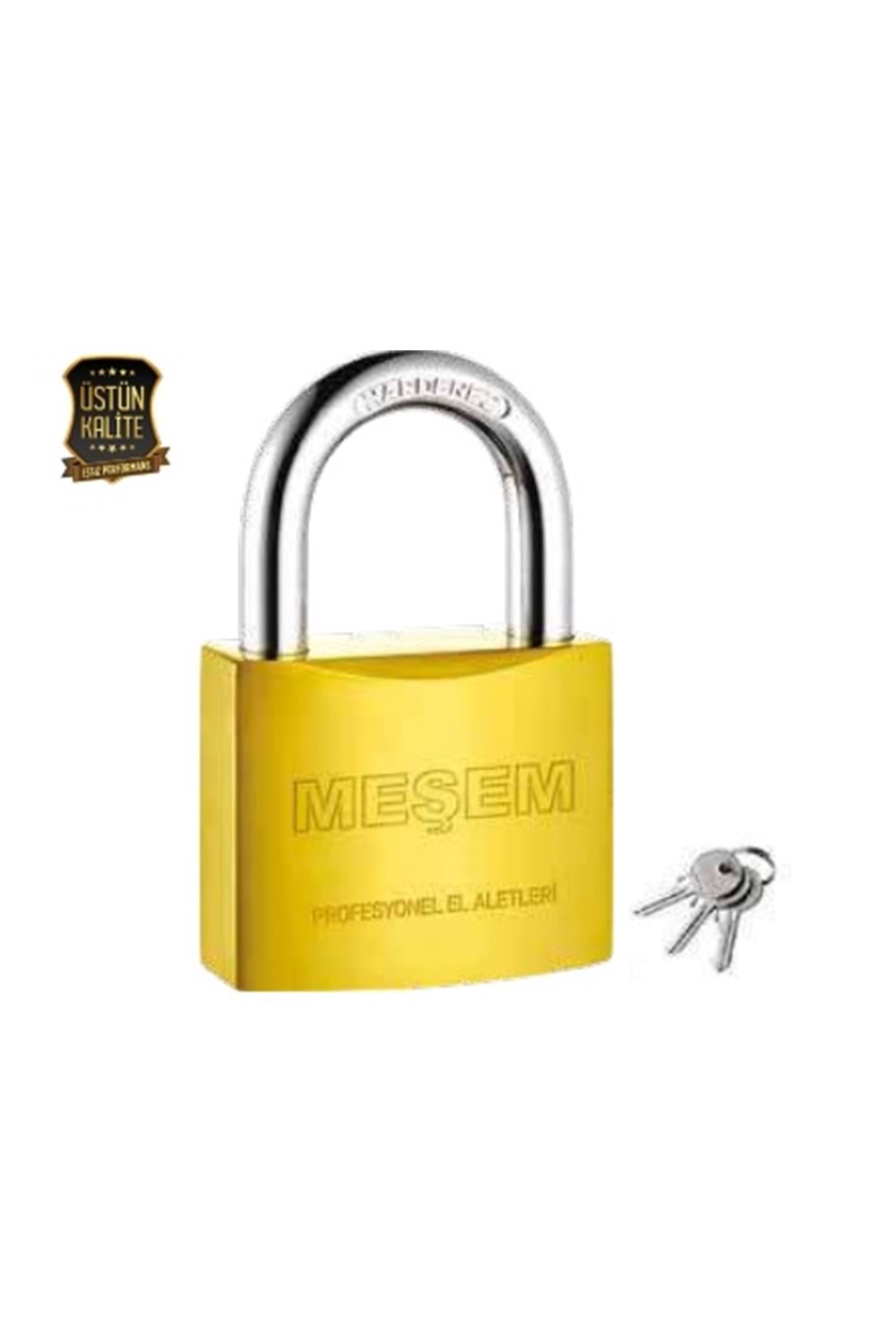 ASMA KİLİT SARI KISA 50 MM STR-2003 (PK 12)