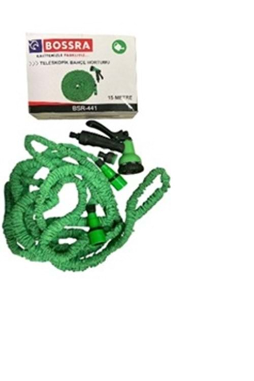 BOSSRA TELESKOPİK BAHÇE HORTUMU 15 MT BSR 441 ( PK 5 )