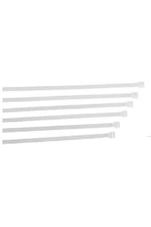 BEYAZ NAYLON CIRT KELEPÇE 2,5*250 MM ( PK 10 )
